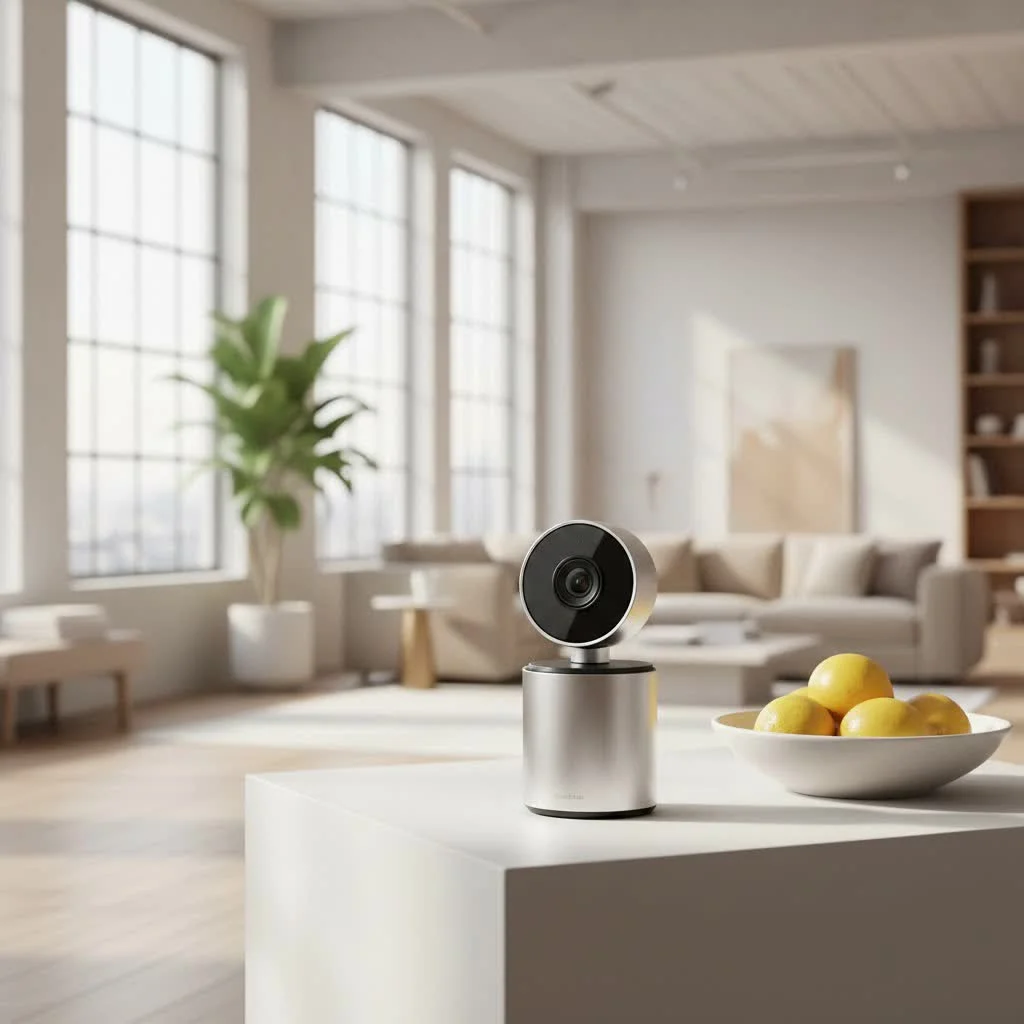 Logitech C270 webcam mounted on a laptop screen