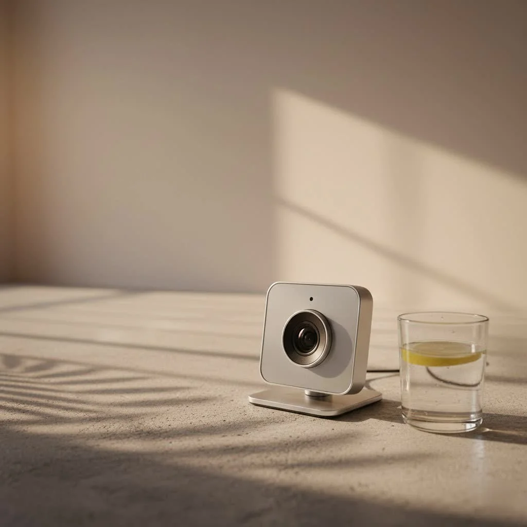 Logitech C922 Pro Stream Webcam on a monitor