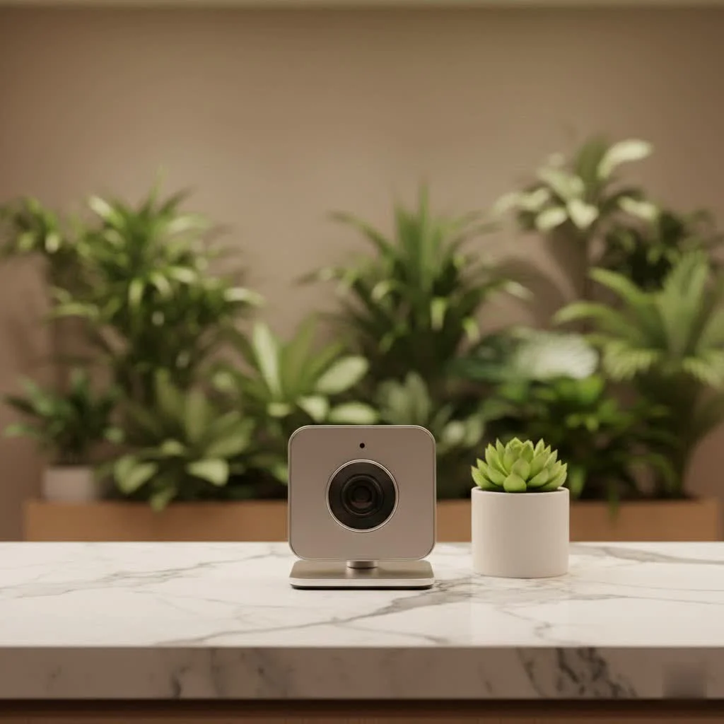 Logitech C920s Pro HD Webcam mounted on a monitor
